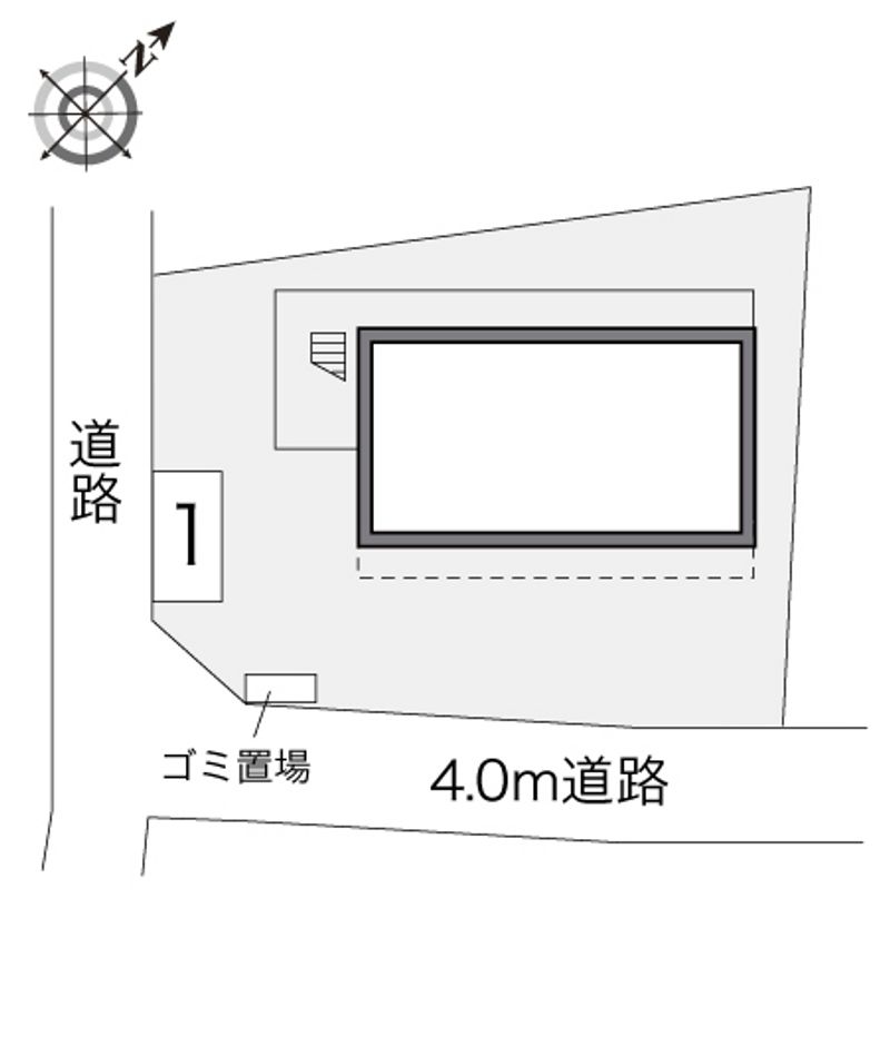 レオパレスナガシマ 配置図