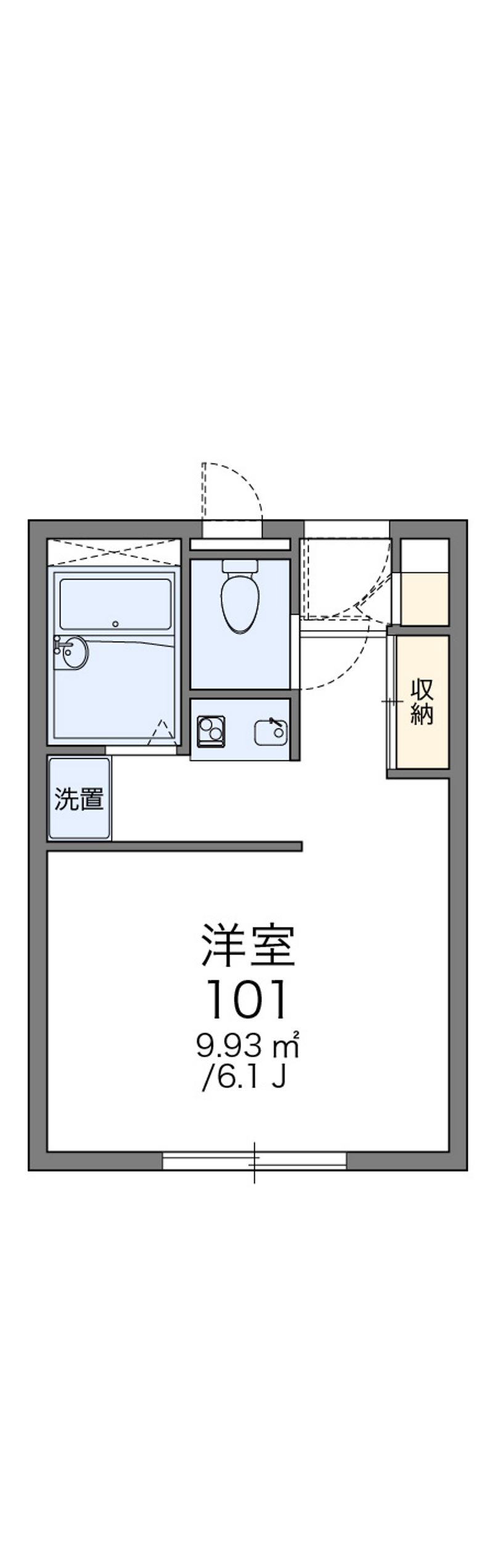 レオパレス中井町５ 間取図