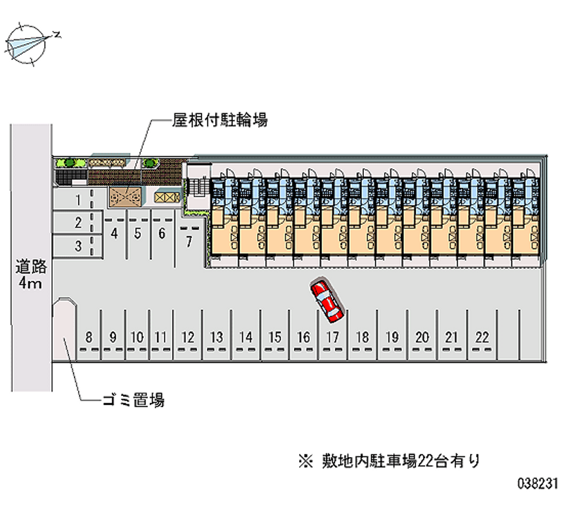 38231月租停車場