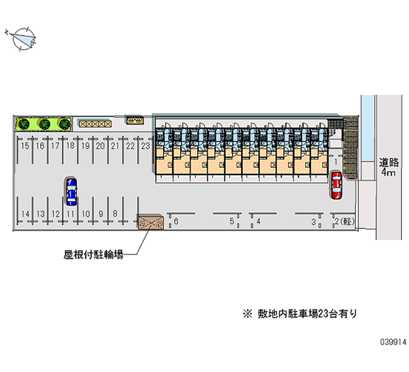 レオパレスシーナ　アイ掛川 月極駐車場