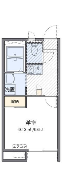 レオパレス東宮館 間取り図