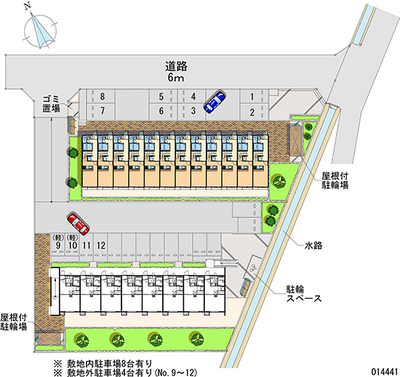 14441 Monthly parking lot