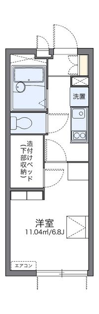 レオパレスアイリス 間取り図