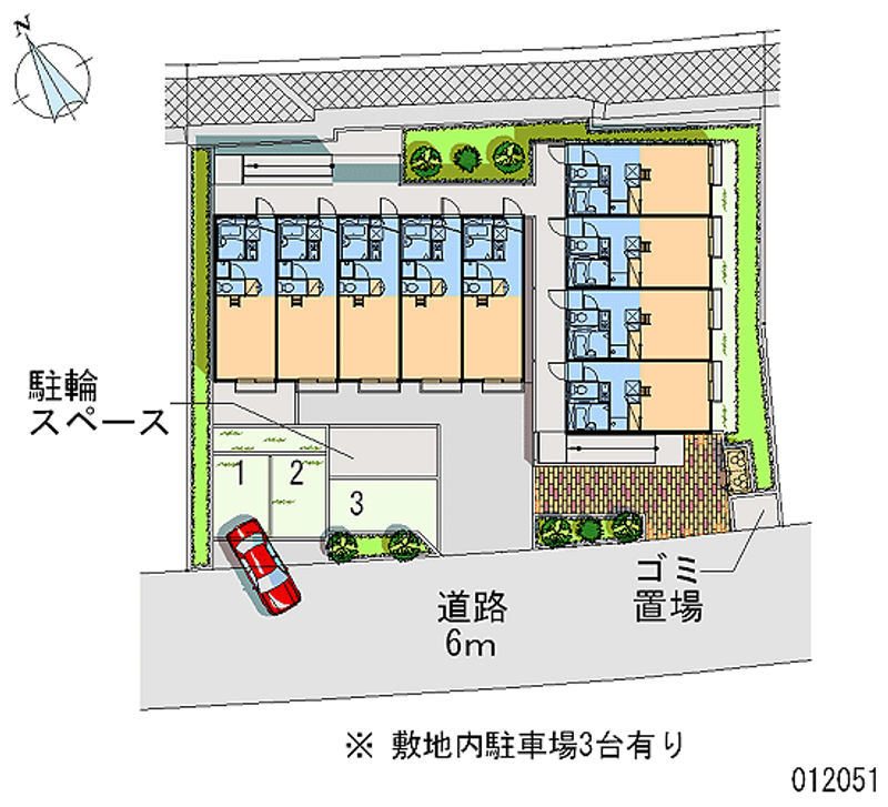 12051 Monthly parking lot