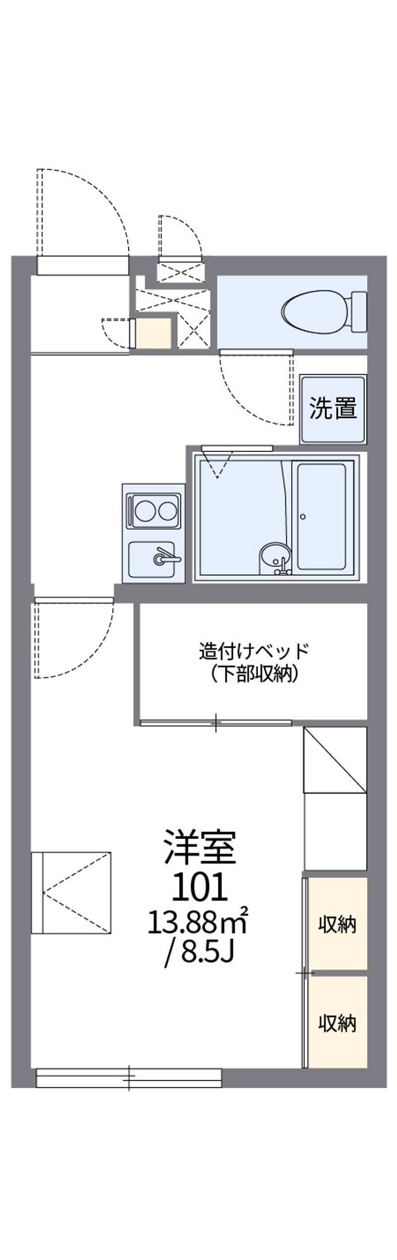 レオパレスＨ＆Ｙ 間取図