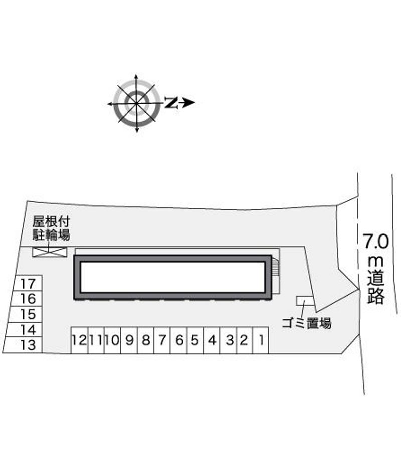 レオパレスエクレール 配置図
