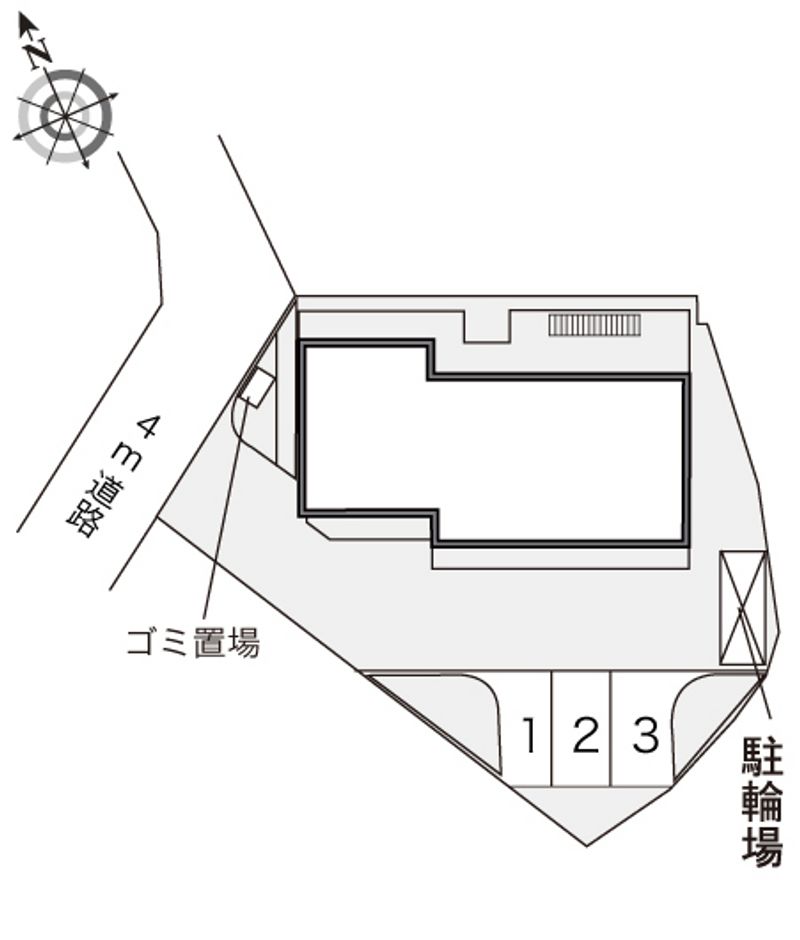 レオパレスグレイト 配置図