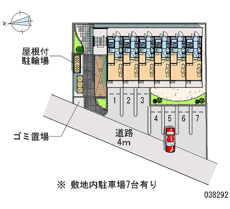 38292 Monthly parking lot