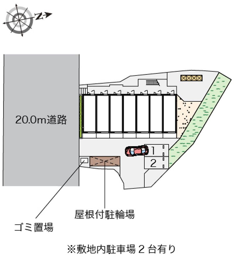 レオネクストＨＡＮＡＷＡＤＡ 配置図