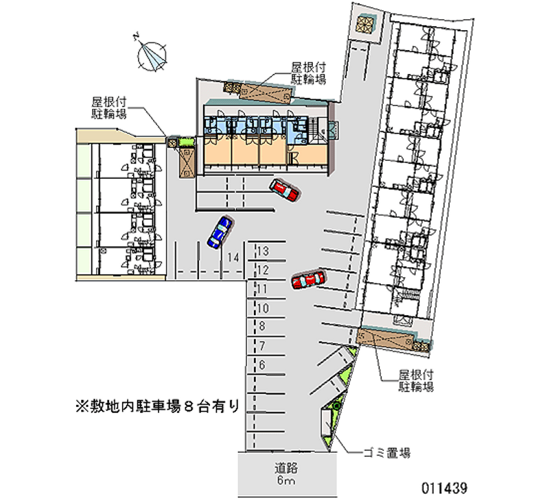 レオパレス中井町２ 月極駐車場