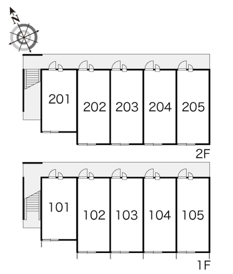 レオパレスＭａｒｙ 間取配置図