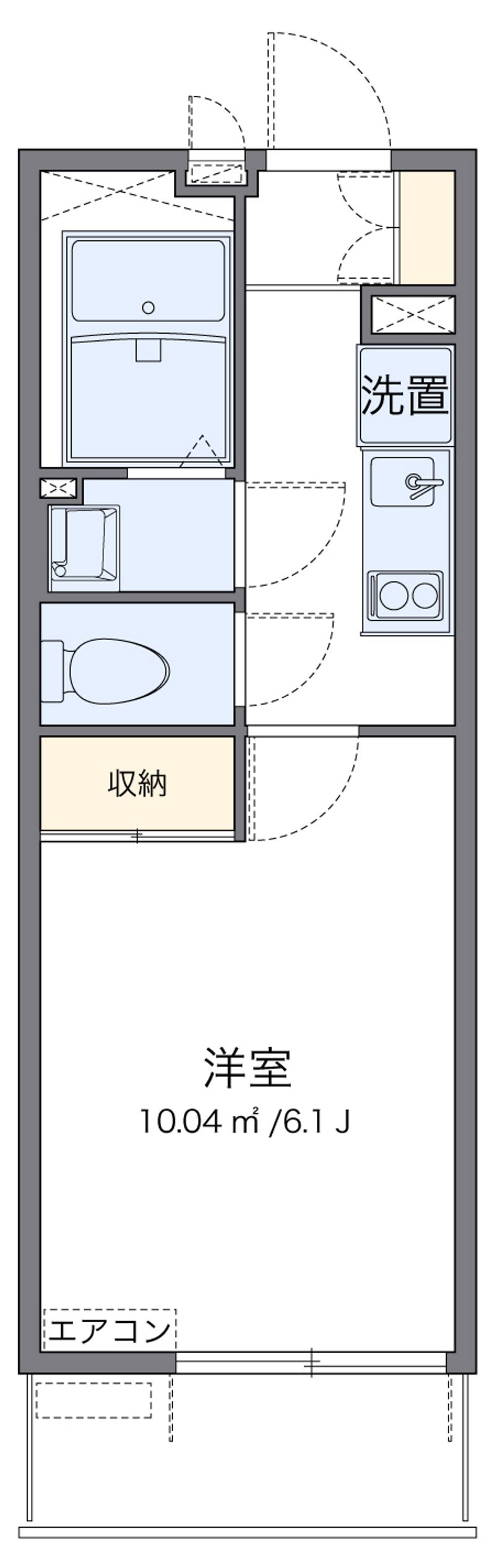 レオパレスエクセラン 間取図