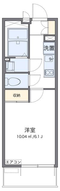 レオパレスエクセラン 間取り図