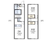 レオパレスクレール 間取り図