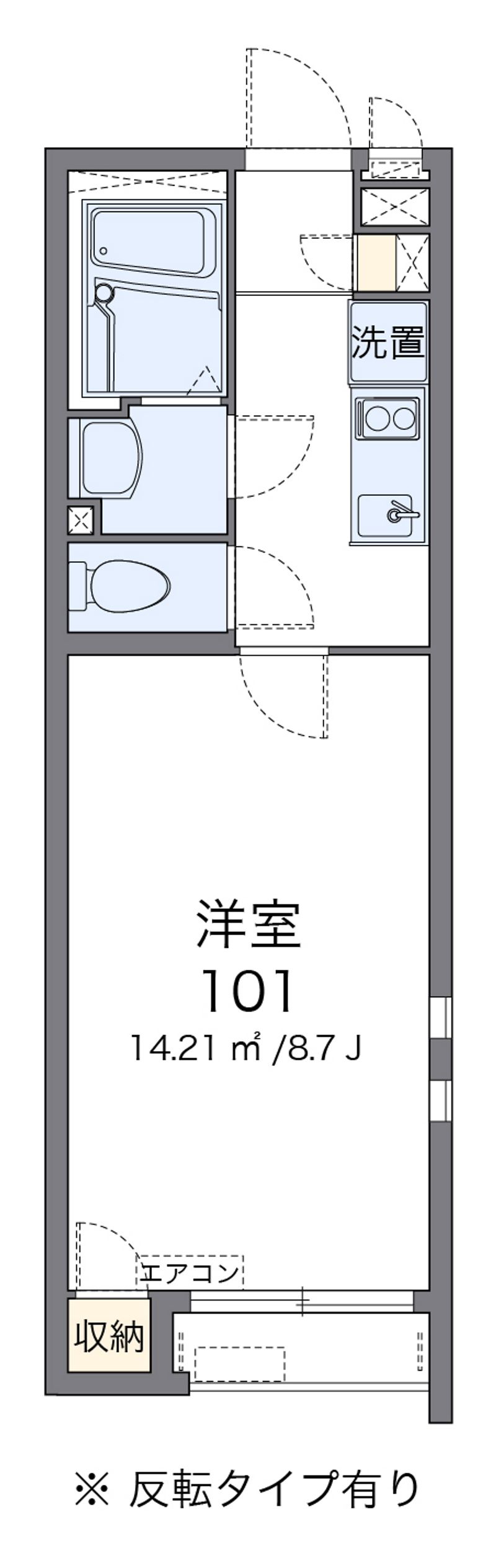 クレイノハッピーハウスⅡ 間取図