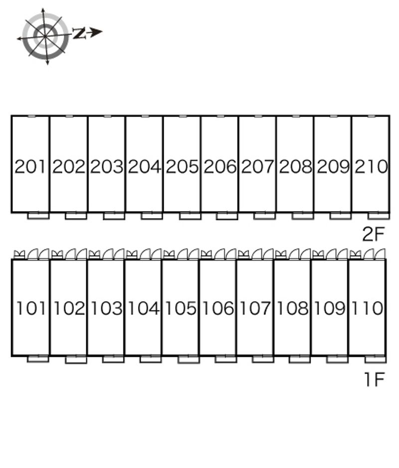 レオパレスアルファ 間取り配置図