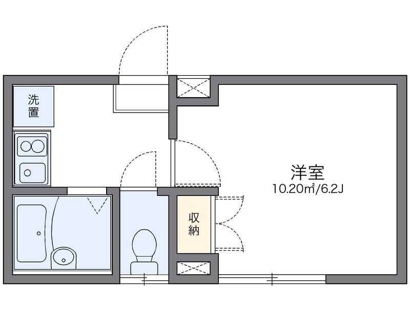 レオパレスフォレストヒル 間取図