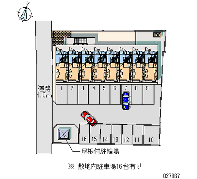 27867月租停車場