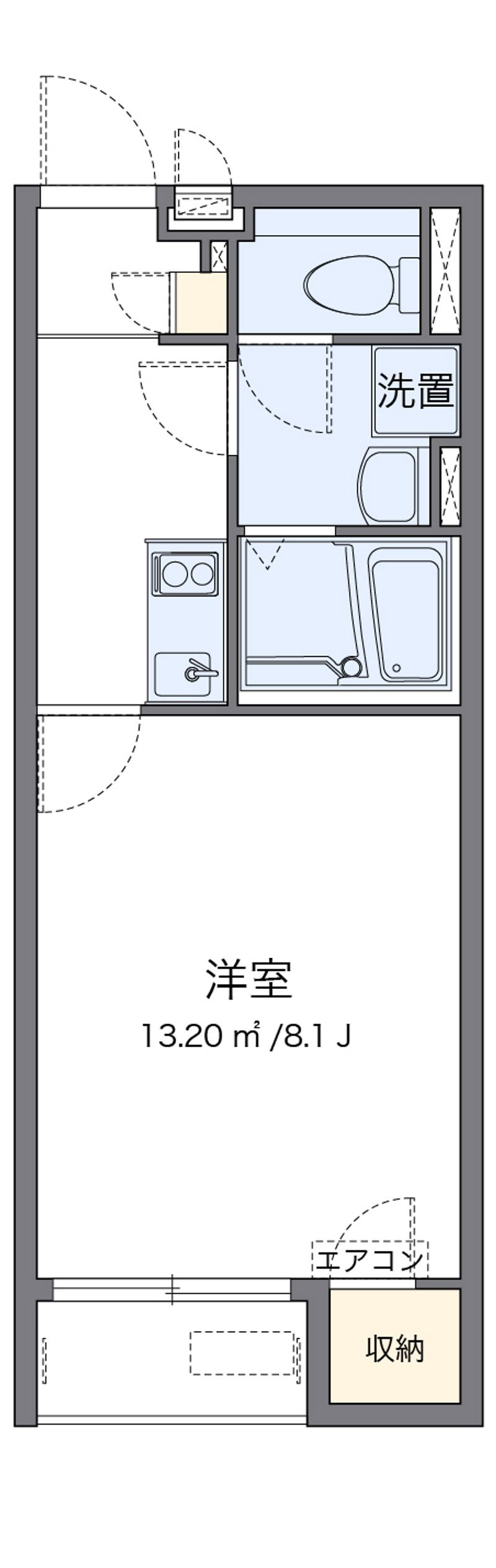 クレイノあさぎり 間取図