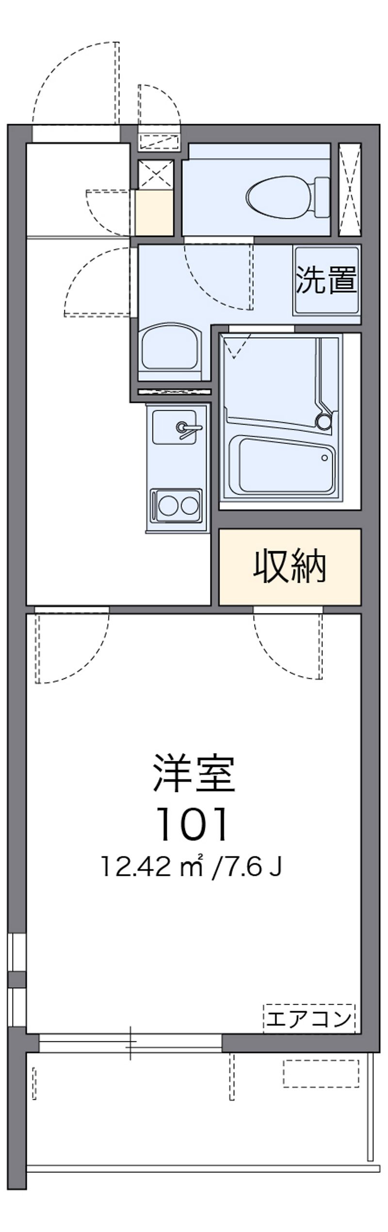 クレイノヴィレッタ 間取図