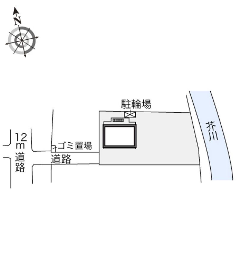 レオパレス南平台Ⅱ 配置図