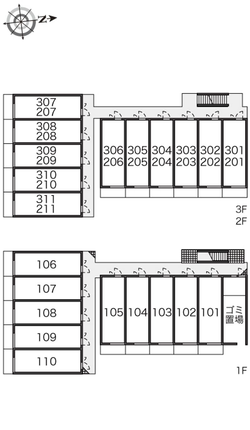 レオパレスゼルコヴァ 間取配置図