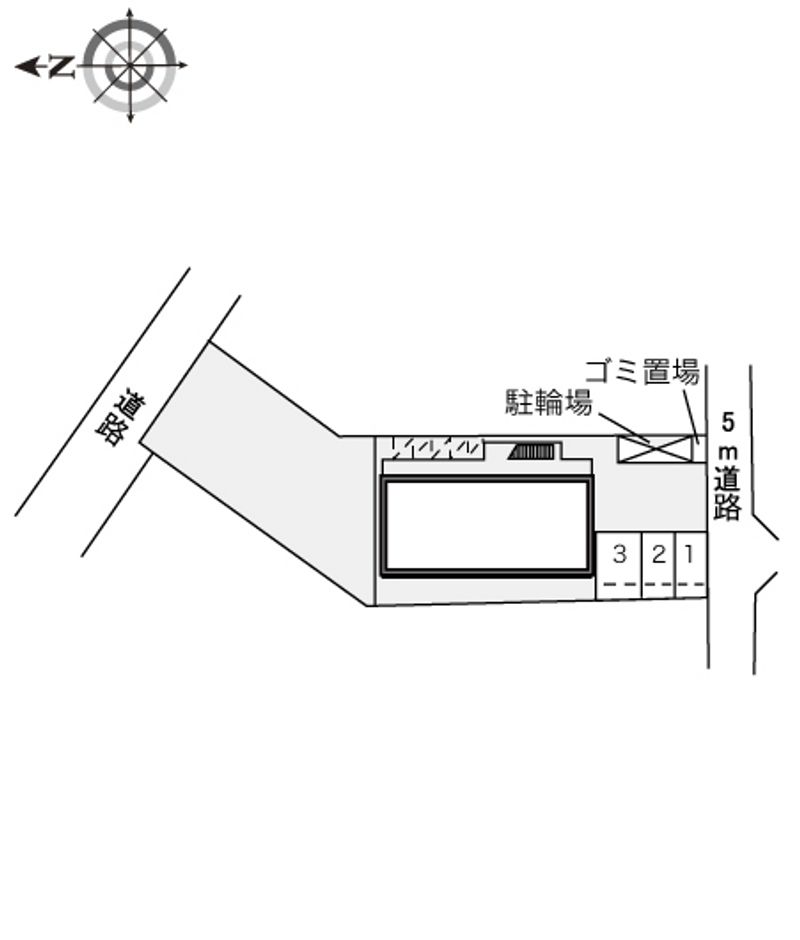 レオパレスハナテン 駐車場