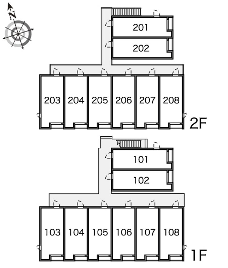 レオネクストＩＮＡＧＩ 間取配置図