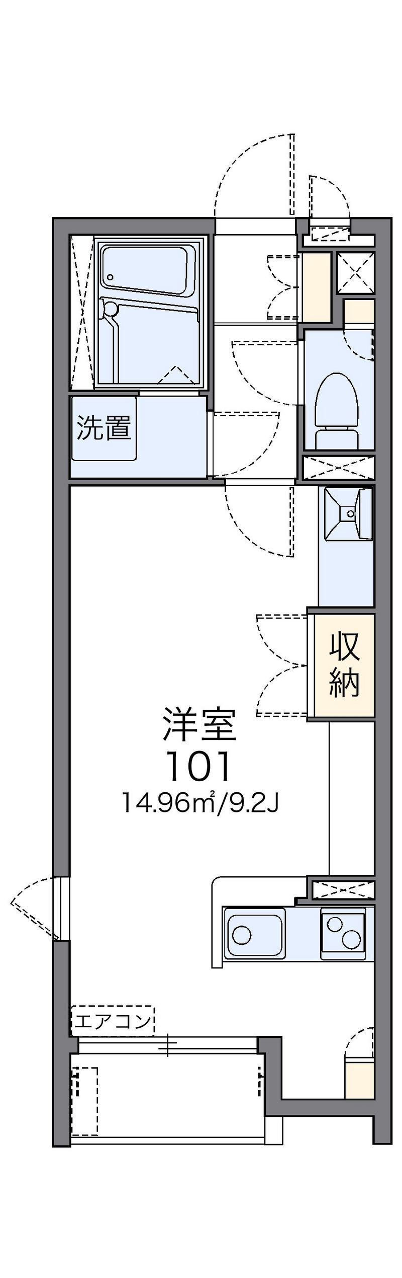 レオネクストハピフル 間取図