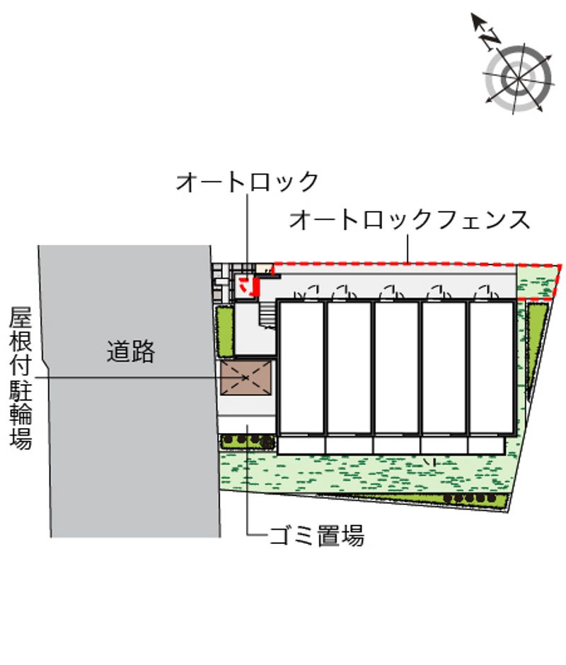 クレイノ亀戸 配置図