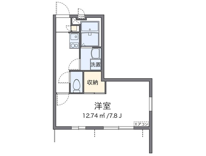 レオパレスコンフォート 間取図