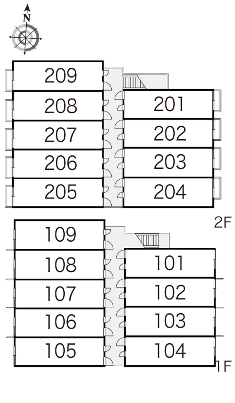 レオパレスＰｒｅｇｉｏ 間取配置図