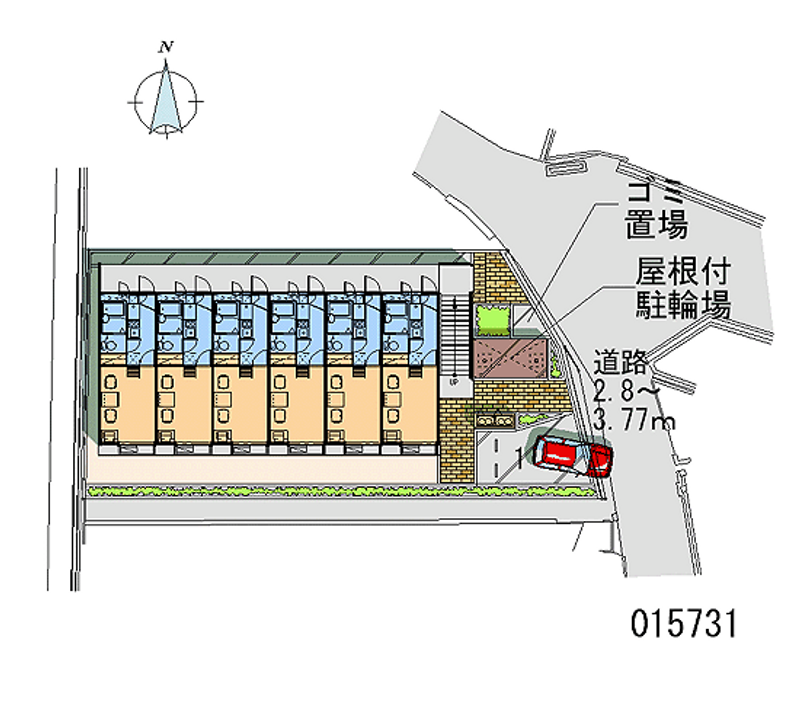 レオパレスＨＯＴＡＲＵＧＡＩＫＥ 月極駐車場