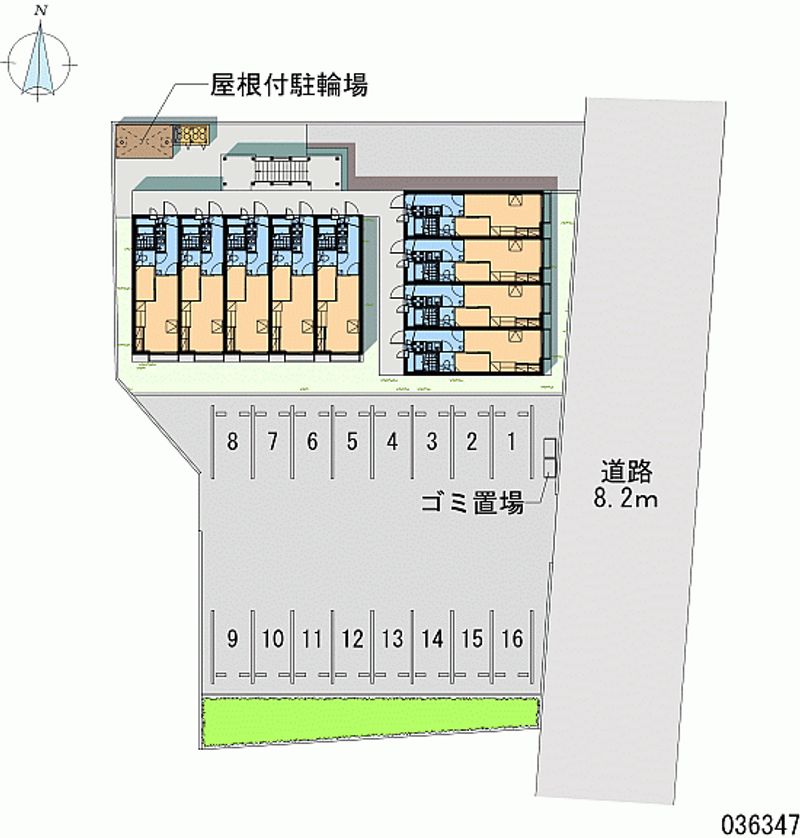 レオパレス畑中Ⅲ 月極駐車場