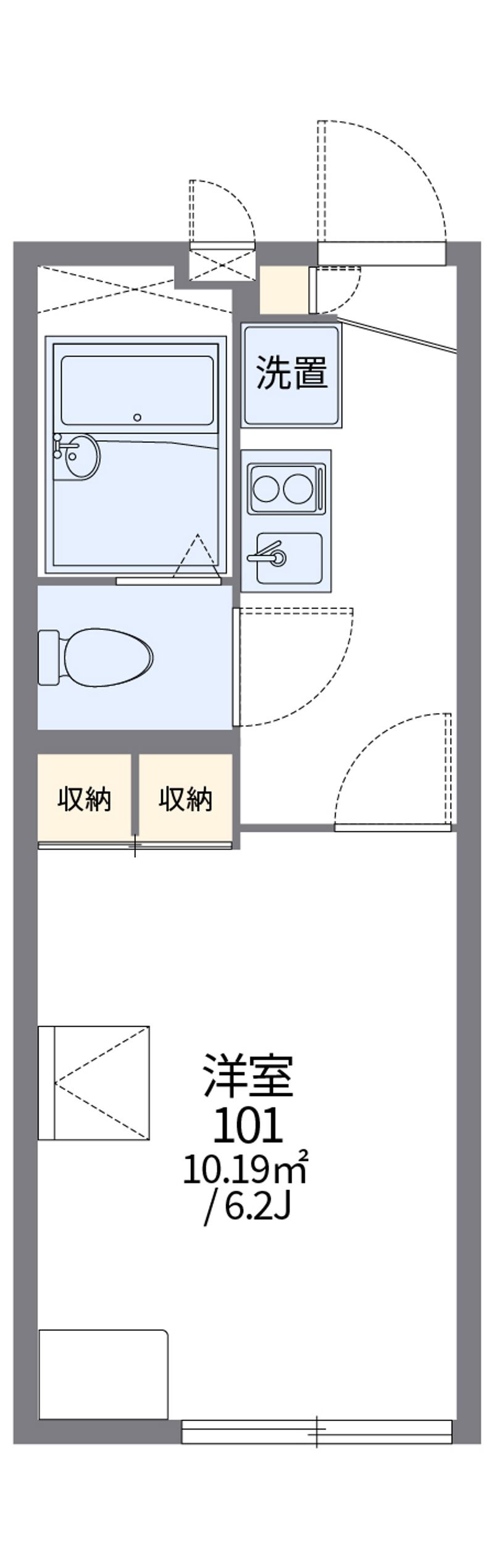 レオパレスＴ＆ＳⅢ 間取図