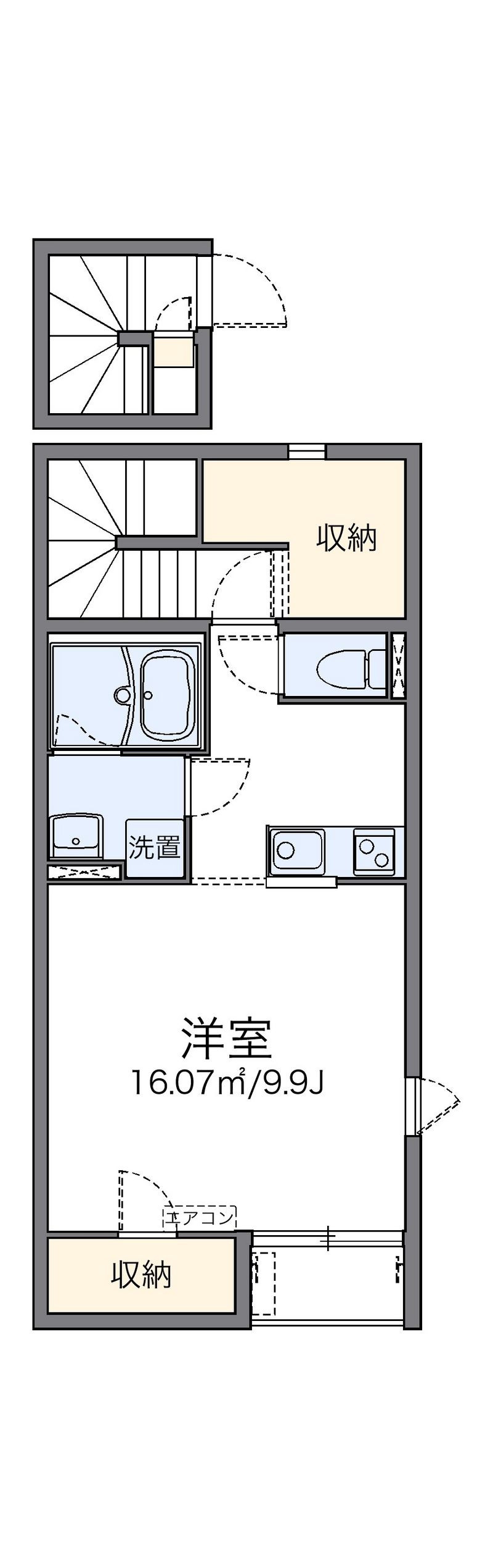 レオネクストグリーンパレス住岡 間取図