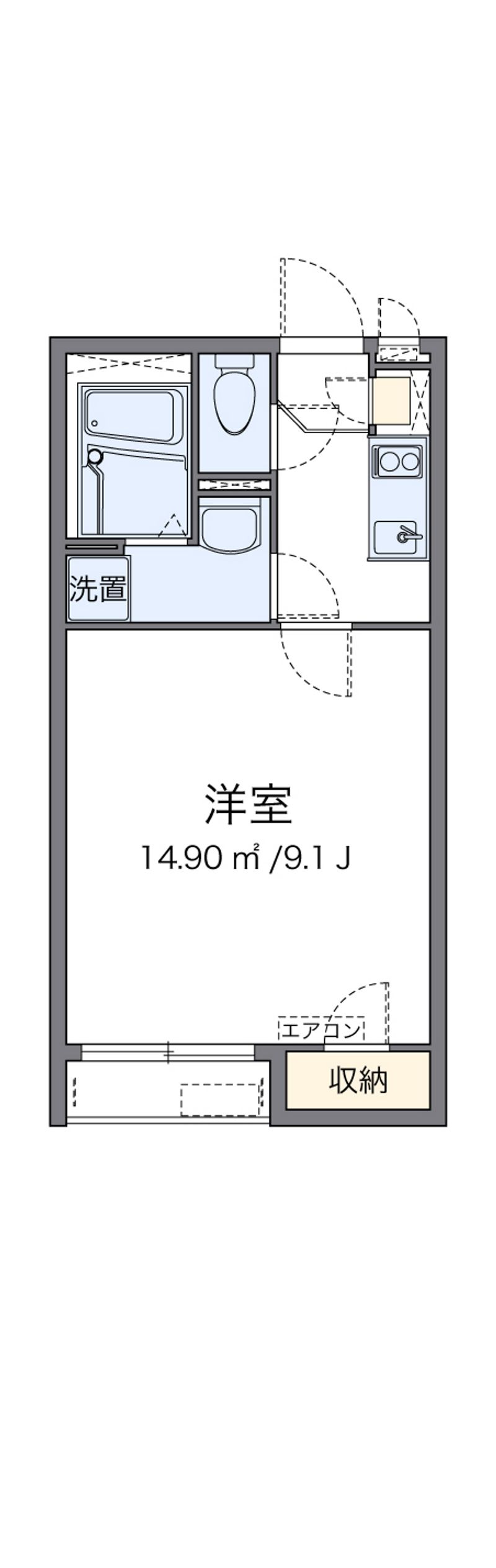 クレイノサンライト緑ケ丘 間取図