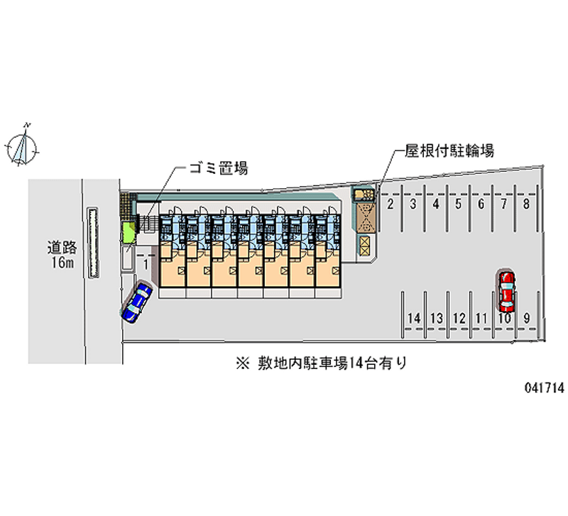 レオパレス殿田 月極駐車場