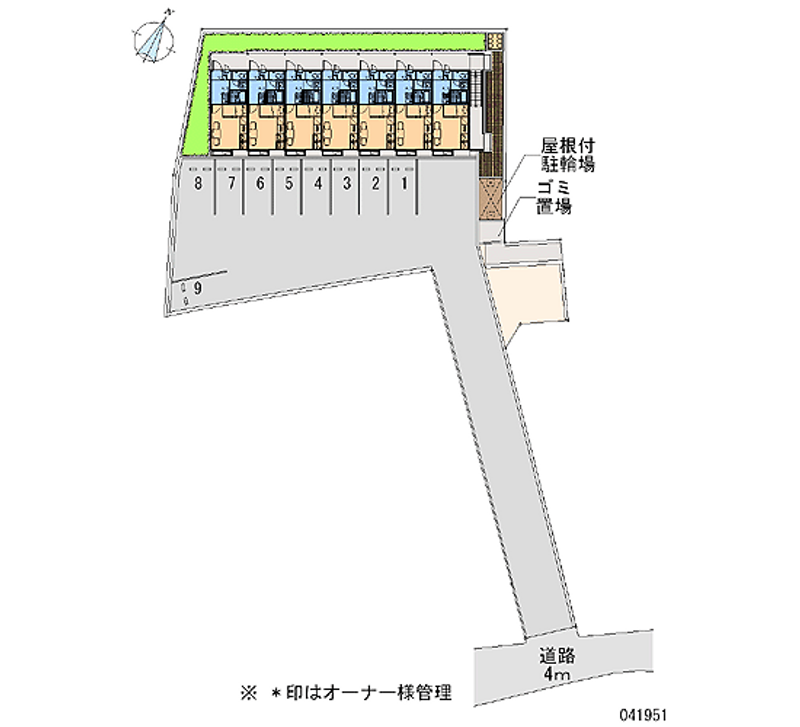 41951 bãi đậu xe hàng tháng