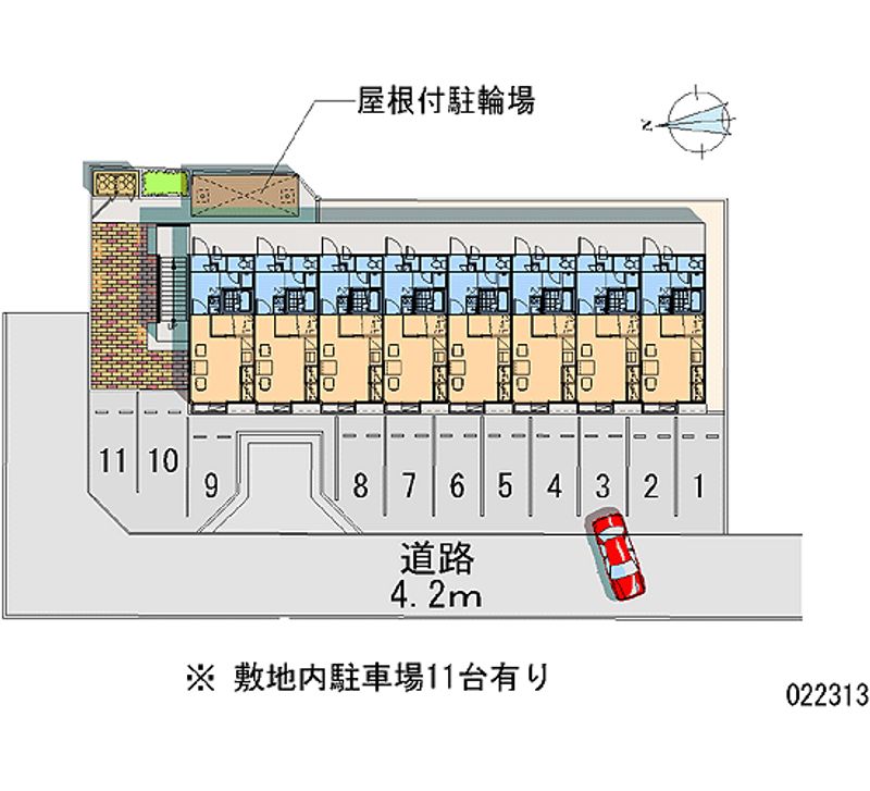 22313 Monthly parking lot