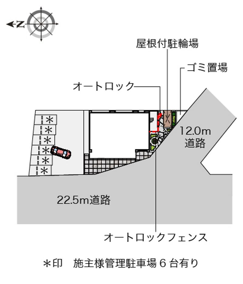 レオネクストテルス 配置図