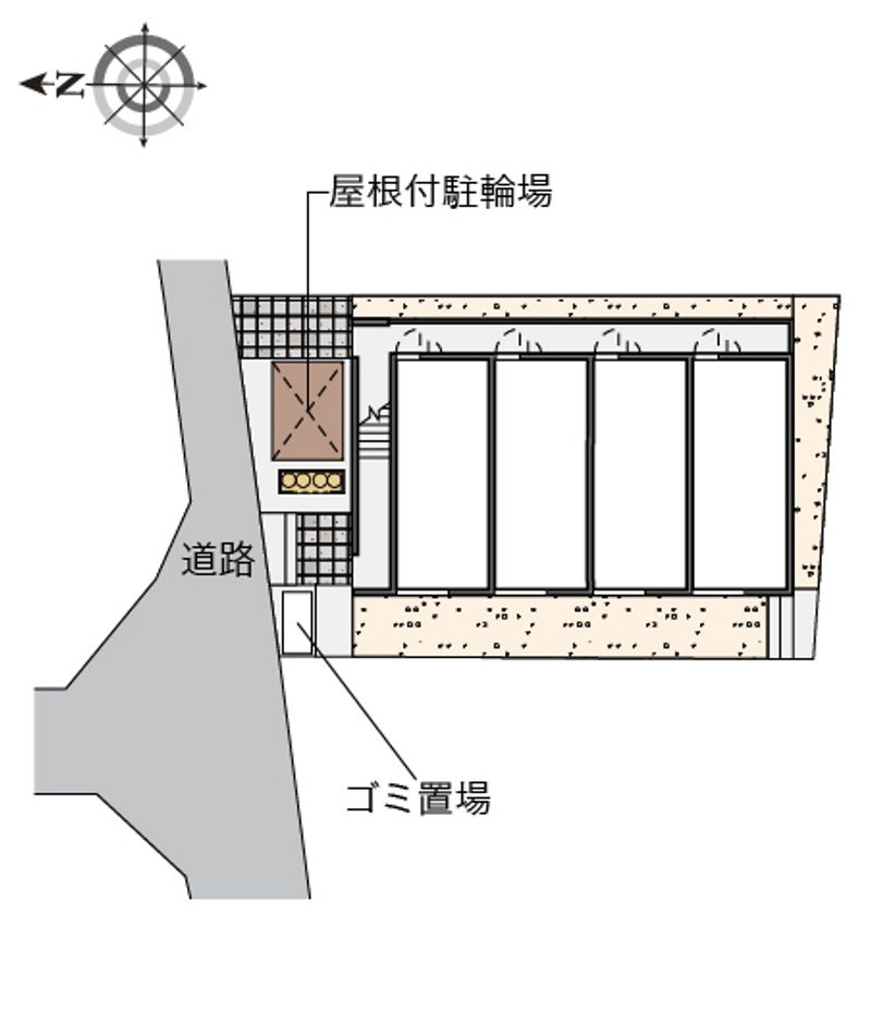 レオパレス野川 配置図