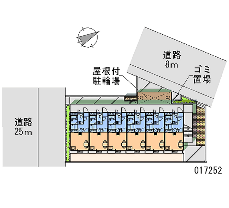 レオパレス花水木 区画図