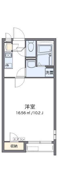 クレイノ茂木 間取り図