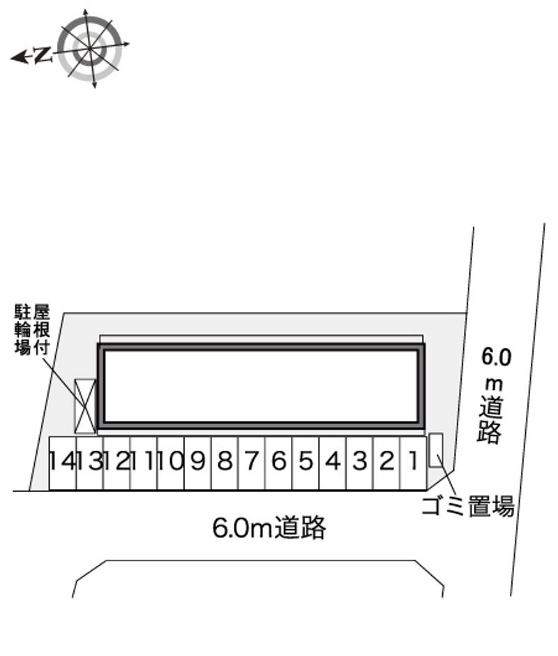 レオパレスウィステリア 駐車場