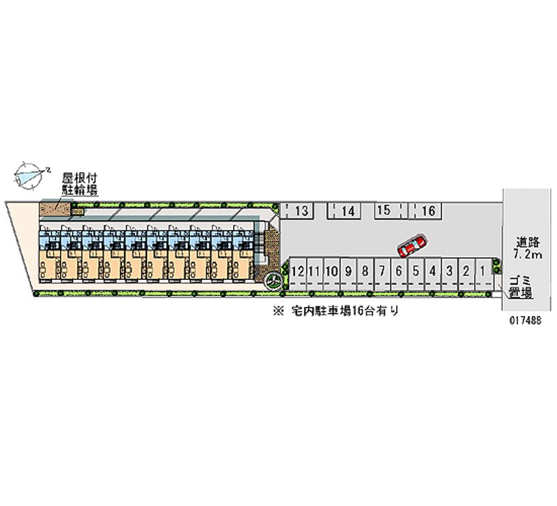 17488 Monthly parking lot