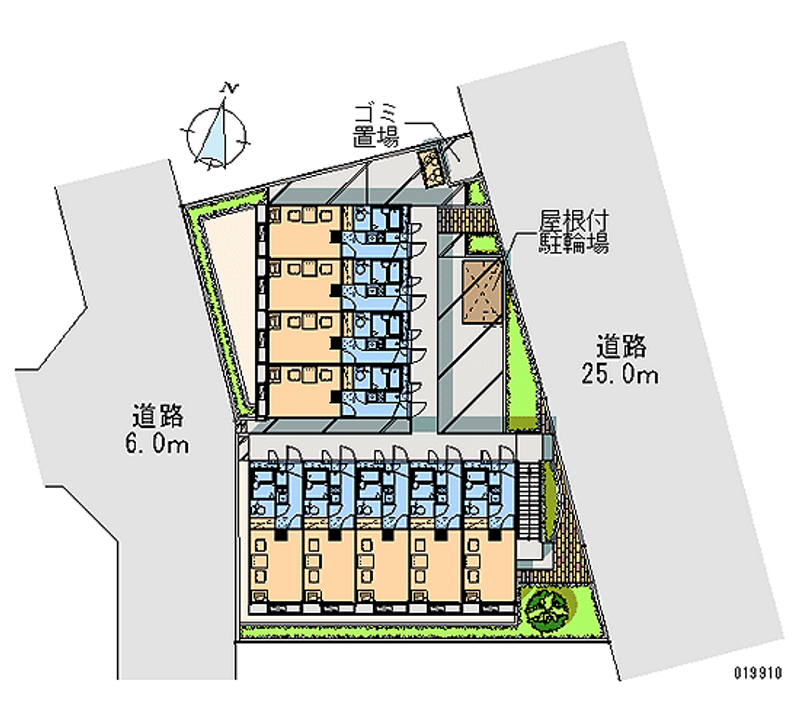 レオパレスＳＡＴＯ 区画図