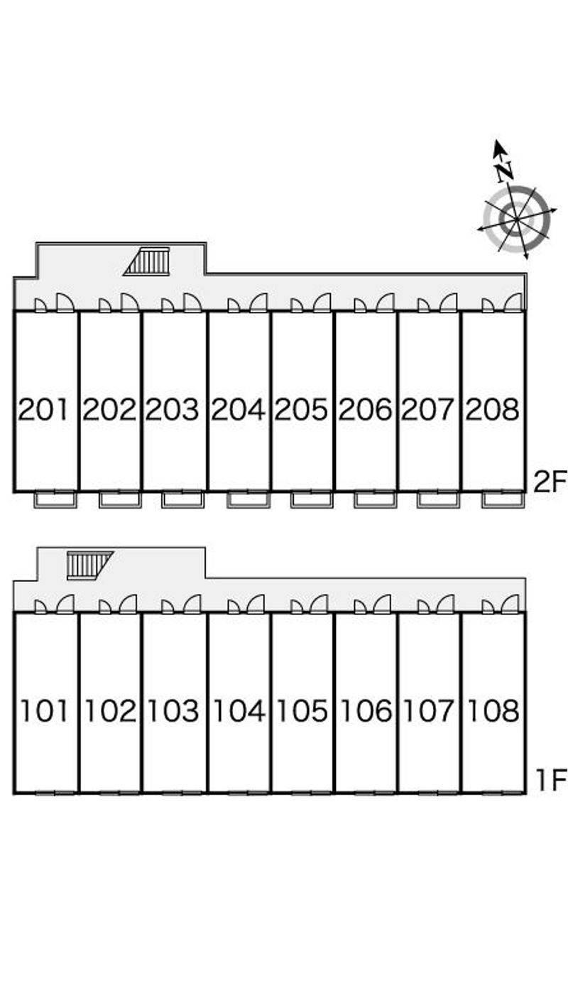 レオパレス大手 間取配置図