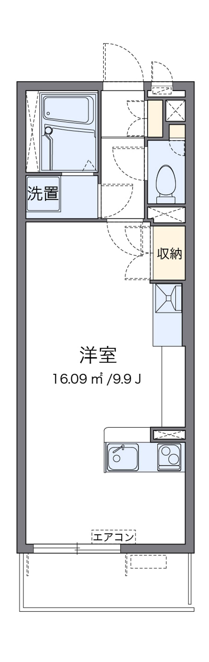 レオネクストモリシゲ 間取図