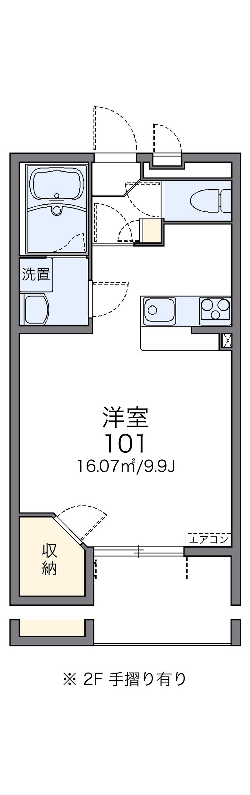 レオネクスト南Ⅱ 間取図